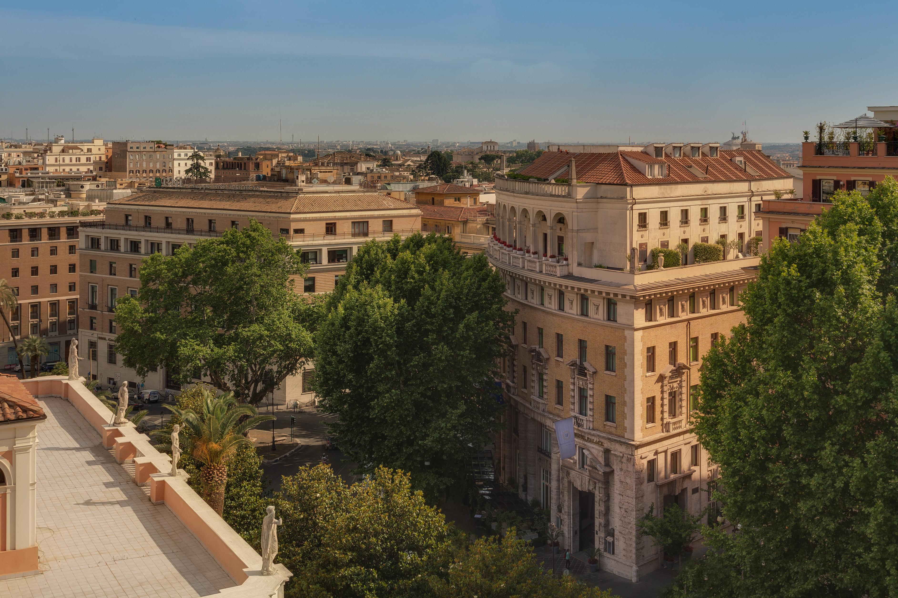 Grand Hotel Palace Rome Bagian luar foto